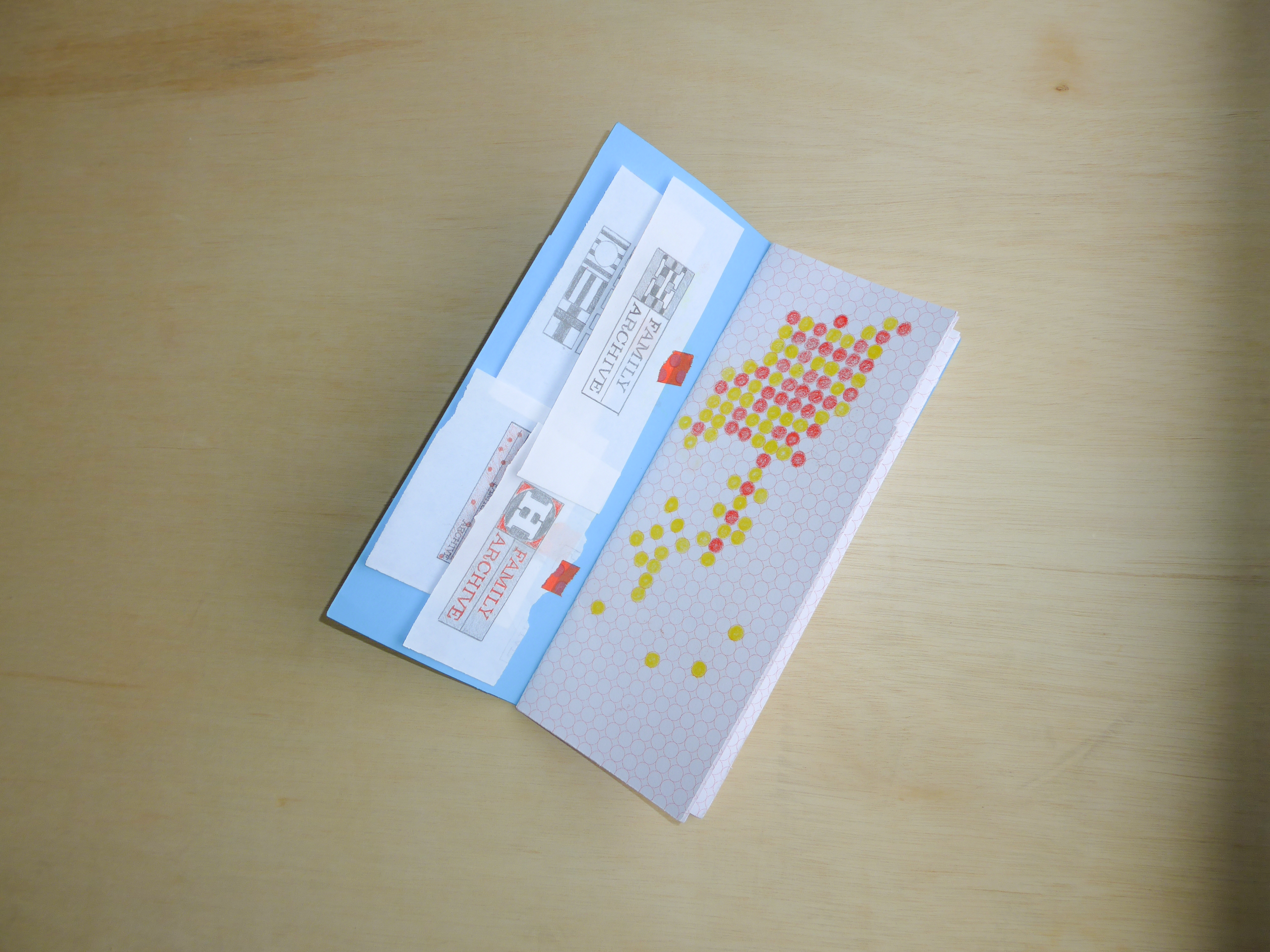 Archive folder and exercise book