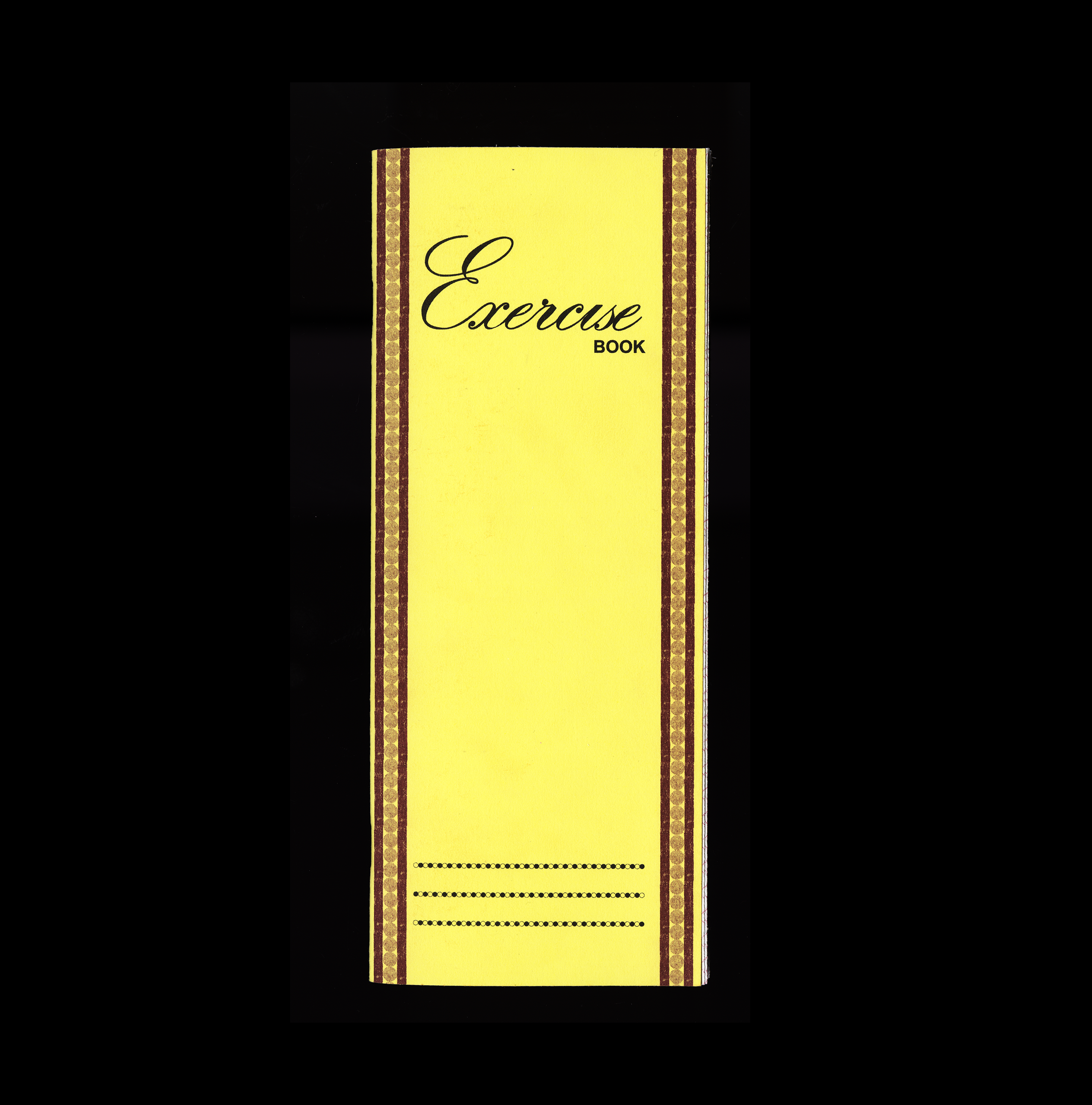 Exercise book pink cover